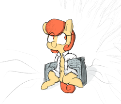 Size: 715x615 | Tagged: safe, artist:cherro, oc, oc only, oc:butternut dubs, pony, book, solo