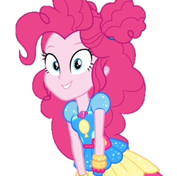 Size: 723x720 | Tagged: safe, edit, edited screencap, screencap, pinkie pie, human, equestria girls, five lines you need to stand in, g4, my little pony equestria girls: better together, background removed, female, music festival outfit, not a vector, simple background, solo, transparent background