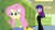 Size: 1280x720 | Tagged: safe, artist:tezzfordtrash, edit, edited screencap, screencap, fluttershy, twilight sparkle, human, equestria girls, g4, my little pony equestria girls, alternate clothes, arm behind back, duo, duo female, female, hand on cheek, smiling