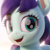 Size: 2048x2048 | Tagged: safe, artist:therealdjthed, coloratura, earth pony, pony, g4, 3d, backlighting, blender, bust, colored pinnae, cute, female, fluffy, happy, high res, looking at you, mare, open mouth, rarabetes, simple background, smiling, smiling at you, solo, white background