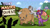 Size: 2667x1500 | Tagged: safe, artist:hazel bloons, artist:ismim_art, artist:missnook, bison, buffalo, cockatrice, dragon, pegasus, pony, snail, castle, charging, cloud, cloven hooves, flying, forest, grass, hill, mountain, school of friendship, scroll, standing, text, tree, wings