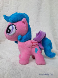 Size: 1500x2000 | Tagged: safe, artist:avui, firefly, pegasus, pony, g1, g4, bow, chibi, female, filly, foal, g1 to g4, generation leap, irl, photo, plushie, solo