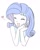 Size: 833x1035 | Tagged: safe, artist:auntie_grub, rarity, human, equestria girls, g4, ^^, cute, eyes closed, female, heart, open mouth, open smile, raribetes, simple background, smiling, solo, white background