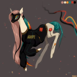 Size: 1920x1920 | Tagged: safe, artist:pessadie, oc, oc only, earth pony, pony, clothes, earth pony oc, eyelashes, face paint, female, mare, simple background, tattoo