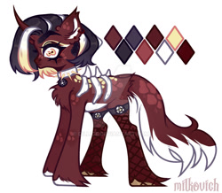 Size: 1280x1118 | Tagged: safe, artist:dillice, oc, oc only, pony, unicorn, chest fluff, deviantart watermark, ear fluff, eyelashes, hoof fluff, horn, obtrusive watermark, simple background, solo, unicorn oc, watermark, white background