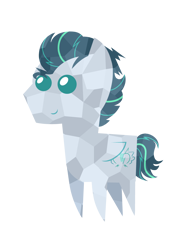 Size: 3072x4096 | Tagged: safe, oc, oc only, oc:bolt freeze, crystal pony, pegasus, pony, male, next generation, pointy ponies, simple background, smiling, stallion, transparent background