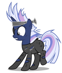 Size: 600x700 | Tagged: safe, artist:mamandil, edit, editor:foxyfell1337, vector edit, oc, oc:silverlay, pony, unicorn, g4, it's about time, clothes, future twilight, simple background, solo, transparent background, vector