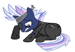 Size: 1280x885 | Tagged: safe, artist:foxyfell1337, oc, oc:silverlay, pony, unicorn, g4, it's about time, base used, clothes, future twilight, simple background, solo, transparent background