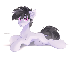 Size: 3000x2400 | Tagged: safe, artist:zlatavector, oc, oc only, earth pony, pony, commission, high res, looking at you, male, simple background, solo, stallion, white background