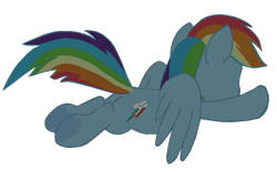 Size: 762x477 | Tagged: safe, artist:benpictures1, rainbow dash, pegasus, pony, g4, my little pony: the movie, butt, cute, dashabetes, female, flying, frog (hoof), inkscape, mare, plot, rainbutt dash, rear view, simple background, solo, spread wings, transparent background, underhoof, vector, wings
