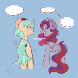 Size: 1000x1000 | Tagged: safe, oc, oc only, oc:sunrise sentry, pegasus, pony, unicorn, female, freckles, jewelry, male, mare, necklace, pearl necklace, stallion