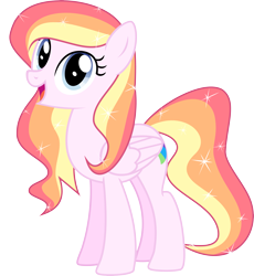 Size: 5063x5500 | Tagged: safe, derpibooru exclusive, oc, oc only, oc:star trail, pegasus, pony, female, mare, simple background, solo, transparent background, vector