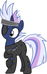 Size: 900x1398 | Tagged: safe, artist:foxyfell1337, oc, oc:silverlay, pony, unicorn, g4, it's about time, base used, clothes, future twilight, simple background, solo, transparent background