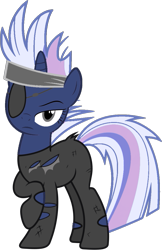 Size: 705x1090 | Tagged: safe, artist:foxyfell1337, oc, oc:silverlay, pony, unicorn, g4, it's about time, base used, clothes, future twilight, simple background, solo, transparent background