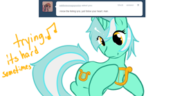 Size: 1080x600 | Tagged: safe, artist:azure-doodle, lyra heartstrings, pony, g4, lyre, musical instrument, sexually confused lyra, solo