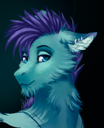 Size: 1235x1517 | Tagged: safe, artist:roselord, oc, earth pony, pony, bust, chest fluff, fluffy, new style, portrait, wip