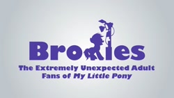 Size: 1280x720 | Tagged: safe, pony, 2012, bronies: the extremely unexpected adult fans of my little pony, brony history, bronydoc, logo, silhouette, text, title card, video at source, youtube link