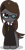 Size: 3548x7122 | Tagged: safe, artist:mrvector, oc, oc only, oc:sonata, pony, unicorn, elements of justice, turnabout storm, ace attorney, clothes, cute, female, glasses, mare, one eye closed, simple background, smiling, smug, solo, suit, transparent background, wink