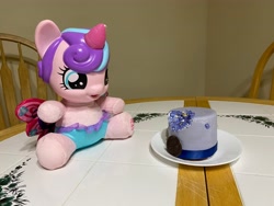 Size: 4032x3024 | Tagged: safe, photographer:buceps, princess flurry heart, g4, official, cake, cute, flurrybetes, food, irl, merchandise, photo