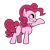 Size: 686x689 | Tagged: safe, artist:foxyfell1337, artist:rainbrony, pinkie pie, earth pony, pony, g4, friday night funkin', funkin' is magic, pixel art, simple background, solo, sprite, transparent background