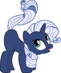 Size: 820x974 | Tagged: safe, artist:foxyfell1337, rarity, original species, pony, umbra pony, g4, race swap, simple background, solo, transparent background
