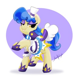 Size: 900x900 | Tagged: safe, artist:jen-neigh, sapphire shores, earth pony, pony, g4, solo