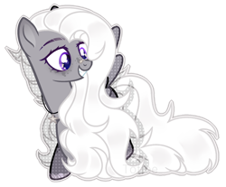 Size: 1024x846 | Tagged: safe, artist:toffeelavender, oc, oc only, pegasus, pony, base used, eyelashes, female, grin, hoof polish, looking back, mare, pegasus oc, simple background, smiling, solo, transparent background, wings