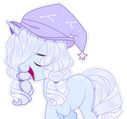 Size: 1280x1204 | Tagged: safe, artist:toffeelavender, oc, oc only, pony, unicorn, base used, constellation, eyelashes, eyes closed, female, horn, mare, open mouth, simple background, smiling, solo, transparent background, unicorn oc