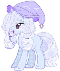 Size: 1024x1207 | Tagged: safe, artist:toffeelavender, oc, oc only, pony, unicorn, base used, constellation, crescent moon, eyelashes, female, hat, horn, mare, moon, simple background, smiling, solo, transparent background, unicorn oc, unshorn fetlocks, wingding eyes, witch hat