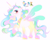 Size: 2088x1650 | Tagged: safe, artist:whohwo, princess celestia, princess skystar, thorax, changedling, changeling, pony, g4, fusion, fusion:princess celestia, fusion:princess skystar, fusion:thorax, king thorax, male, peytral, smiling, stallion