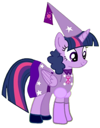 Size: 705x900 | Tagged: safe, artist:darlycatmake, twilight sparkle, alicorn, pony, g4, clothes, dress, gloves, happy, hat, hennin, long gloves, looking at something, looking down, ponified, princess, simple background, smiling, solo, stars, transparent background, twilight sparkle (alicorn), twilight sparkle is best facemaker