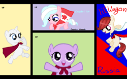 Size: 1024x640 | Tagged: safe, artist:iiriggid, oc, base, canada, flag, russia