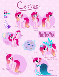 Size: 1680x2205 | Tagged: safe, artist:joellethenose, oc, oc only, oc:cerise, pony, unicorn, artificial wings, augmented, magic, magic wings, solo, wings