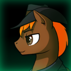 Size: 720x720 | Tagged: safe, oc, oc only, oc:calamity, pegasus, pony, fallout equestria, game: fallout equestria: remains, bust, male, profile, solo