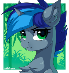 Size: 2000x2131 | Tagged: safe, artist:redchetgreen, oc, oc only, pony, unicorn, high res, jungle, solo