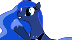 Size: 3276x1831 | Tagged: safe, artist:scisohaelora, princess luna, alicorn, pony, g4, luna eclipsed, season 2, female, mare, simple background, solo, the fun has been doubled, transparent background, vector