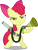 Size: 461x600 | Tagged: safe, artist:seahawk270, apple bloom, earth pony, pony, bloom & gloom, g4, my little pony: friendship is magic, bipedal, female, filly, foal, pest control gear, pest control pony, simple background, solo, transparent background, vector