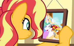 Size: 1024x647 | Tagged: safe, artist:emeraldblast63, sunset shimmer, comic:the tale of two sunsets