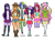 Size: 800x600 | Tagged: safe, artist:equestriagurl77, applejack, fluttershy, pinkie pie, rainbow dash, rarity, twilight sparkle, human, g4, boots, button, cap, clothes, cowboy boots, cowboy hat, female, hat, horn, horned humanization, humanized, kisekae, mane six, pants, shirt, shoes, shorts, simple background, skirt, socks, striped socks, transparent background, vest, winged humanization, wings