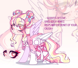 Size: 1600x1389 | Tagged: safe, artist:fenix-artist, oc, oc only, pegasus, pony, clothes, dress, eye clipping through hair, heart eyes, pegasus oc, smiling, wingding eyes, wings, zoom layer