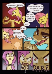 Size: 2894x4093 | Tagged: safe, artist:kittysonrice, fluttershy, hamster, pegasus, pony, snake, g4, carnivore, coils, crossover, dreamworks, eyes closed, fangs, fiery eyes, flutterrage, fluttershy is not amused, gritted teeth, herbivore vs carnivore, mr. snake, open mouth, predation, predator, predator vs prey, smug, smug smile, solo, stare, sweat, sweatdrop, teeth, the bad guys, the stare, this will end in death, this will end in pain, this will end in pain and/or tears and/or death, this will end in tears, this will end in tears and/or death, tongue out, unamused