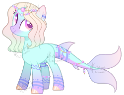 Size: 950x730 | Tagged: safe, artist:katelynleeann42, oc, oc:aqua pearl, earth pony, pony, augmented, augmented tail, base used, female, mare, solo, tail