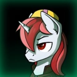 Size: 720x720 | Tagged: safe, oc, oc only, oc:doc sepsis, pony, unicorn, fallout equestria, game: fallout equestria: remains, bust, male, solo, three quarter view