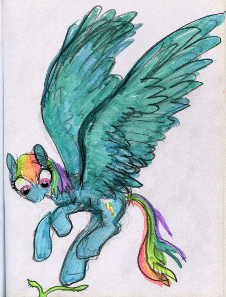 2867659 Safe Artist Ja0822ck Rainbow Dash Pegasus Pony Solo