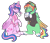 Size: 2900x2500 | Tagged: safe, artist:monnarcha, oc, oc only, oc:hsu amity, oc:lightning chaser, alicorn, pegasus, pony, alicorn oc, body markings, high res, horn, oc x oc, pegasus oc, shipping, simple background, smiling, transparent background, unshorn fetlocks, wings