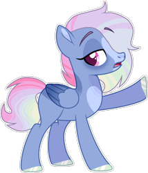 Size: 2144x2505 | Tagged: safe, artist:rickysocks, oc, oc only, pegasus, pony, base used, female, high res, looking at you, mare, simple background, solo, transparent background