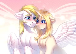 Size: 1200x849 | Tagged: safe, artist:fenwaru, oc, oc only, pegasus, pony, unicorn