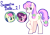 Size: 2000x1400 | Tagged: safe, artist:queertrixie, derpibooru exclusive, bon bon, sugar belle, sweetie drops, oc, oc:sweetie belle, pony, unicorn, g4, female, magical lesbian spawn, mare, next generation, offspring, parent:bon bon, parent:sugar belle, parent:sweetie drops, simple background, solo, transparent background