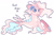 Size: 1024x681 | Tagged: safe, artist:goatpaste, surf rider, seapony (g4), siren, unicorn, g1, blue eyes, dorsal fin, female, fins, fish tail, flower, flower in hair, flowing mane, flowing tail, horn, mare, pink mane, seaponified, simple background, smiling, solo, species swap, tail, white background