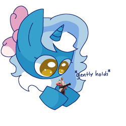 Size: 500x500 | Tagged: safe, artist:themeowstermind, oc, oc:fleurbelle, alicorn, pony, alicorn oc, big eyes, bow, cute, emoji, female, fleurbetes, gently holds, hair bow, holding, horn, mare, medic, medic (tf2), meme, simple background, speech, talking, team fortress 2, transparent background, wings